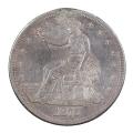 U.S. Trade Dollar 1875-S AU chopmarks