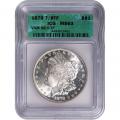 Certified Morgan Silver Dollar 1878 7/8TF MS63 ICG