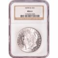 Certified Morgan Silver Dollar 1878-CC MS61 NGC