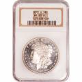 Certified Morgan Silver Dollar 1878-CC MS62DPL NGC