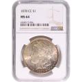 Certified Morgan Silver Dollar 1878-CC MS64 NGC Toning (A)