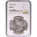 Certified Morgan Silver Dollar 1879-O AU55 NGC