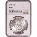 Certified Morgan Silver Dollar 1879-O MS63 NGC