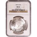 Certified Morgan Silver Dollar 1879-S MS64 NGC spots