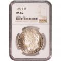 Certified Morgan Silver Dollar 1879-S MS66 NGC