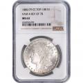 Certified Morgan Silver Dollar 1880/79-CC Rev. of 79 VAM-4 MS63 NGC