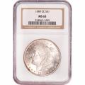 Certified Morgan Silver Dollar 1880-CC MS63 NGC