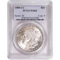 Certified Morgan Silver Dollar 1880-CC MS65 PCGS