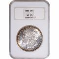 Certified Morgan Silver Dollar 1880 MS63 NGC toning