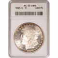 Certified Morgan Silver Dollar 1880-S MS63 DMPL ANACS