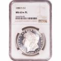 Certified Morgan Dollar 1880-S MS63*PL NGC