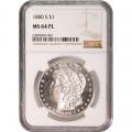 Certified Morgan Silver Dollar 1880-S MS64PL NGC