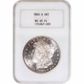Certified Morgan Silver Dollar 1880-S MS65PL NGC