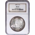 Certified Morgan Silver Dollar 1880-S MS65 NGC Toning (013)