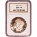 Certified Morgan Silver Dollar 1881 MS64 DPL NGC