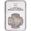 Certified Morgan Silver Dollar 1882-O MS62 NGC Toning