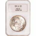 Certified Morgan Silver Dollar 1883-CC MS64 NGC Toned Rim