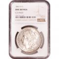 Certified Morgan Silver Dollar 1883-S UNC details NGC