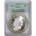 Certified Morgan Silver Dollar 1884-CC MS62 PL PCGS