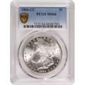 Certified Morgan Silver Dollar 1884-CC MS64 PCGS