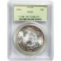 Certified Morgan Silver Dollar 1884 MS65 PCGS
