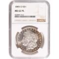 Certified Morgan Silver Dollar 1885-O MS62PL NGC