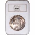 Certified Morgan Silver Dollar 1885-O MS65 NGC toning (014)