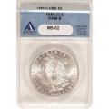 Certified Morgan Silver Dollar 1885-O VAM-8 MS62 ANACS