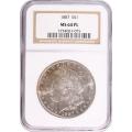 Certified Morgan Silver Dollar 1887 MS64PL NGC