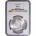 Certified Morgan Silver Dollar 1891-S MS62 NGC