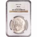 Certified Morgan Silver Dollar 1892-O MS63 NGC