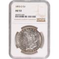 Certified Morgan Silver Dollar 1893-O AU53 NGC