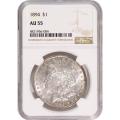 Certified Morgan Silver Dollar 1894 AU55 NGC