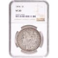 Certified Morgan Silver Dollar 1894 VF20 NGC