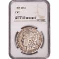 Certified Morgan Silver Dollar 1895-O F12 NGC