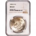 Certified Morgan Silver Dollar 1898-O MS66+ NGC toned (A)