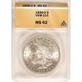 Certified Morgan Silver Dollar 1898-O VAM-11A MS62 ANACS