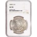 Certified Morgan Silver Dollar 1898-S AU58 NGC