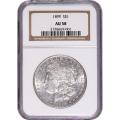 Certified Morgan Silver Dollar 1899 AU58 NGC