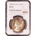 Certified Morgan Silver Dollar 1900-O/CC MS64 NGC toned