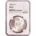 Certified Morgan Silver Dollar 1903-O MS63 NGC