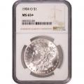 Certified Morgan Silver Dollar 1904-O MS65+ NGC