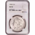 Certified Morgan Silver Dollar 1904-S AU53 NGC