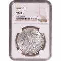 Certified Morgan Silver Dollar 1904-S AU55 NGC