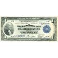 1918 $1 Federal Reserve Bank Note Richmond VA F+