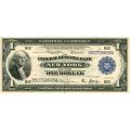 1918 $1 Federal Reserve Bank Note New York UNC