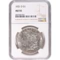 Certified Morgan Silver Dollar 1921-D AU55 NGC