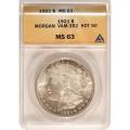 Certified Morgan Silver Dollar 1921 VAM-3B2 HOT 50 MS63 ANACS