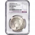 Certified Peace Silver Dollar 1922 UNC Details NGC VAM-2A Ear Ring