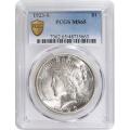 Certified Peace Silver Dollar 1923-S MS65 PCGS